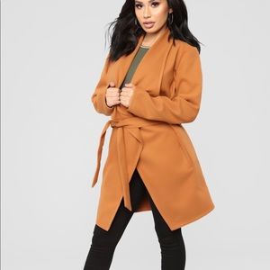 Fashion Nova Manhattan Belted Coat